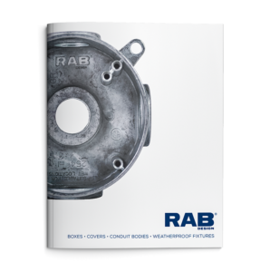 RAB-Design-construction-catalogue-cover Cover page of RAB Design Lighting Construction Catalogue